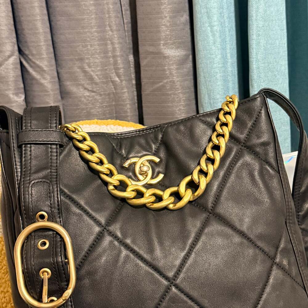 Chanel Easy Mood Hobo Quilted Calfskin Bag